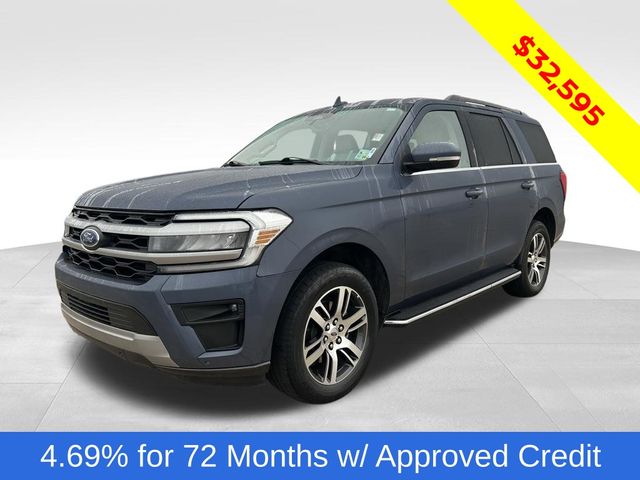 Blue Metallic 2022 Ford Expedition SUV / Crossover 4X2 Automatic