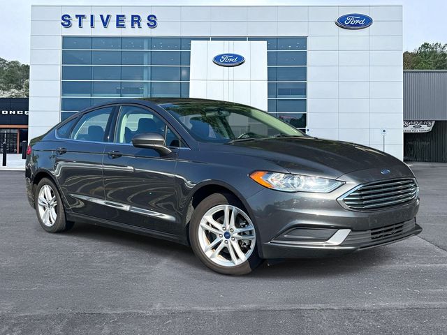 Gray (Magnetic) 2018 Ford Fusion Sedan Front-Wheel Drive 6-Speed Automatic