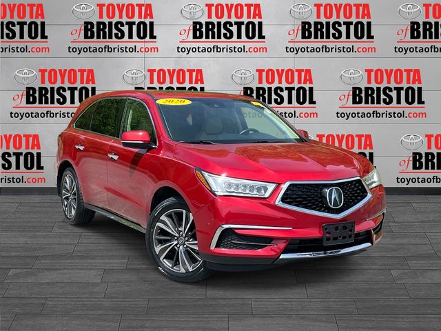 Valencia Red Pearl 2020 Acura MDX SH-AWD with Technology Package SUV / Crossover All-Wheel Drive 9-Speed Automatic