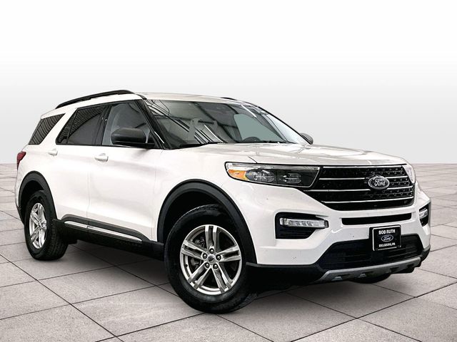 2021 Ford Explorer XLT White at Honda North