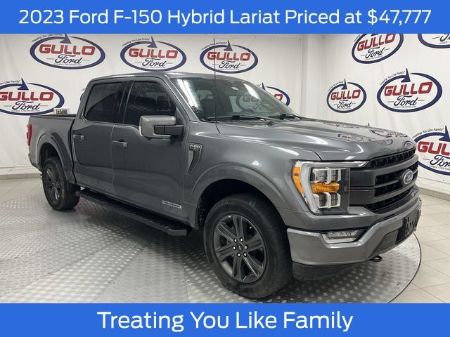Gray Metallic 2023 Ford F-150 Pickup Truck Four-Wheel Drive Automatic