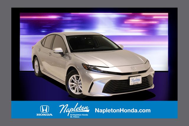 Celestial Silver Metallic 2025 Toyota Camry LE AWD Sedan All-Wheel Drive Continuously Variable Transmission