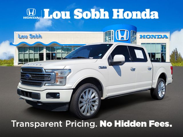 White Platinum Clearcoat Metallic 2018 Ford F-150 Pickup Truck Four-Wheel Drive Automatic
