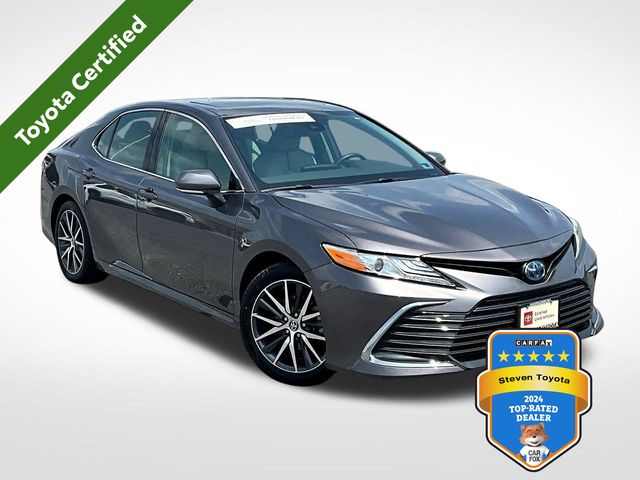 Predawn Gray Mica 2024 Toyota Camry Hybrid Sedan Front-Wheel Drive Continuously Variable Transmission