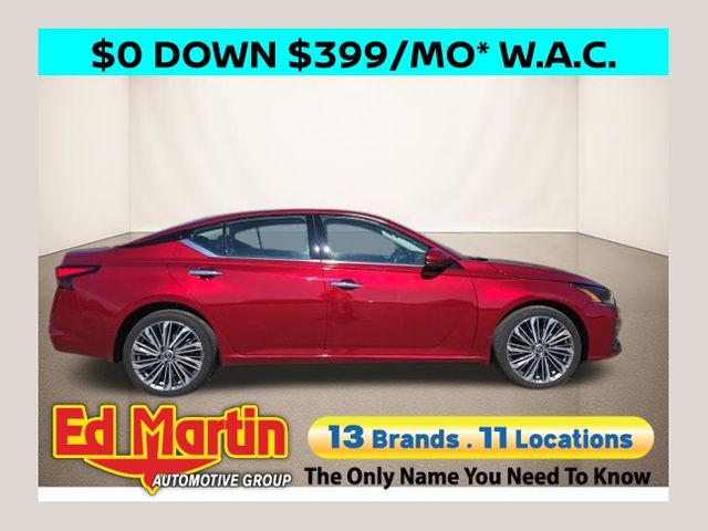 Red (Scarlet) 2023 Nissan Altima Sedan All-Wheel Drive Continuously Variable Transmission