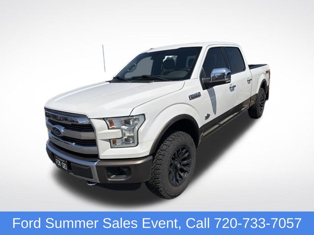 White Platinum Metallic Tri-Coat 2016 Ford F-150 Pickup Truck Four-Wheel Drive 6-Speed Automatic
