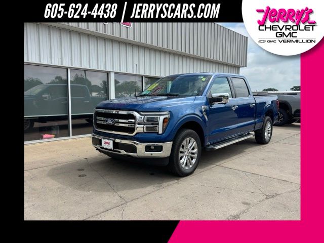 Atlas Blue Metallic 2025 Ford F-150 Pickup Truck Four-Wheel Drive Automatic