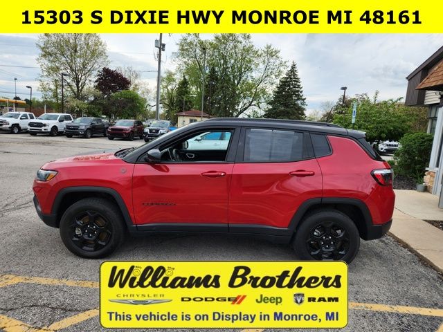 2023 Jeep Compass Trailhawk - Redline Pearlcoat exterior view 6