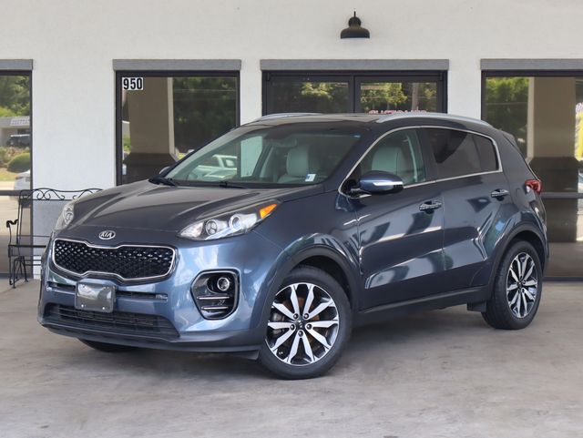 Pacific Blue 2017 Kia Sportage SUV / Crossover Front-Wheel Drive 6-Speed Automatic