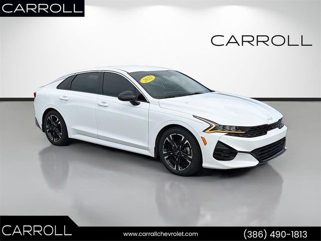 Glacial White Pearl 2022 Kia K5 GT-Line FWD Sedan Front-Wheel Drive 8-Speed Automatic