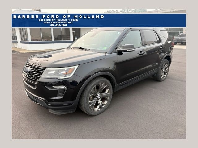 Shadow Black 2018 Ford Explorer SUV / Crossover All-Wheel Drive 6-Speed Automatic
