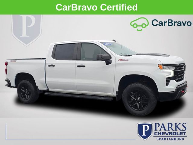 Summit White 2024 Chevrolet Silverado 1500 Pickup Truck Four-Wheel Drive Automatic