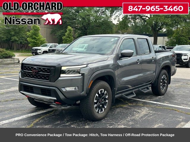 Gray (Gun Metallic) 2023 Nissan Frontier Pickup Truck Four-Wheel Drive 9-Speed Automatic