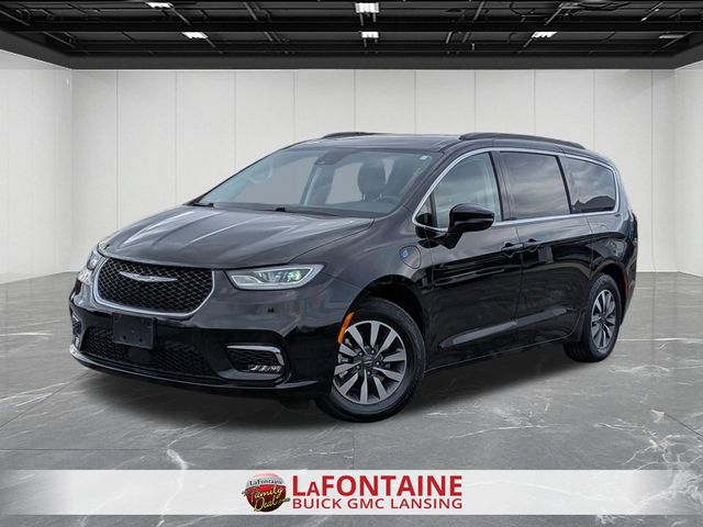 Brilliant Black Crystal Pearlcoat 2022 Chrysler Pacifica Hybrid Touring L FWD Minivan Front-Wheel Drive Continuously Variable Transmission