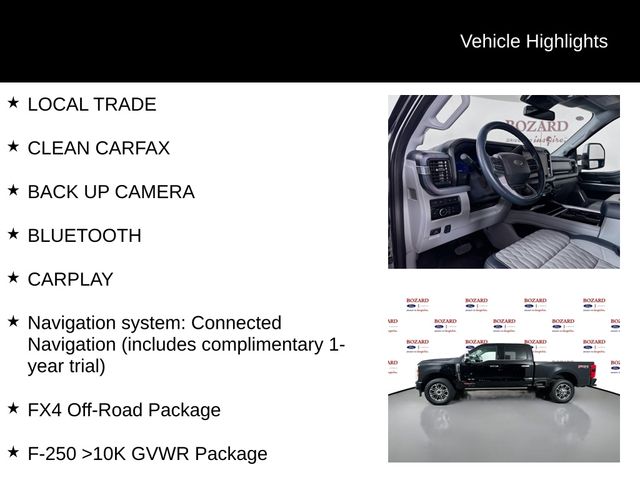 2024 Agate Black Metallic Ford Super Duty F-250 SRW Limited 4X4 Truck
