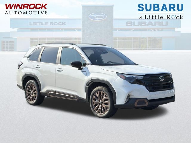 White Pearl 2026 Subaru Forester Hybrid SUV / Crossover All-Wheel Drive Continuously Variable Transmission
