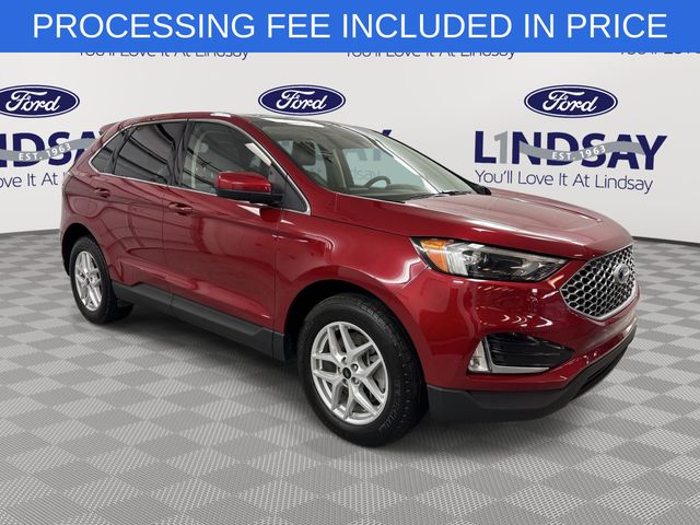 Red Metallic 2024 Ford Edge SEL AWD SUV / Crossover All-Wheel Drive 8-Speed Automatic