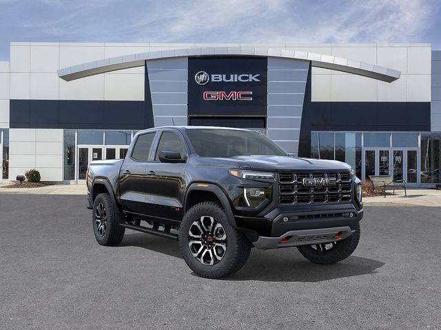 Onyx Black 2026 GMC Canyon AT4 Crew Cab 4WD Pickup Truck Four-Wheel Drive 8-Speed Automatic