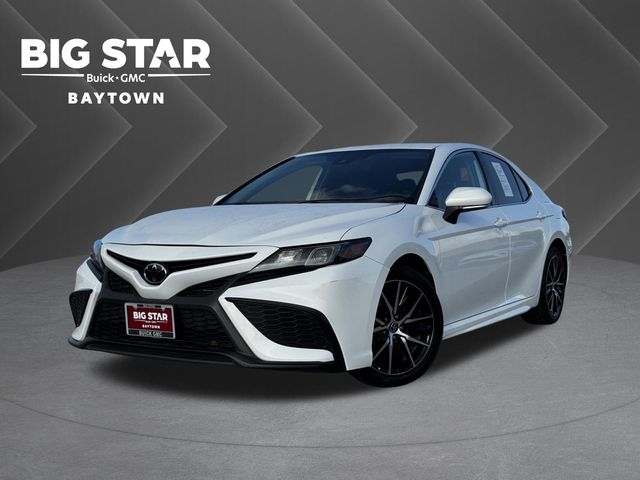 2024 Toyota Camry SE White at Classic Chevrolet Galveston