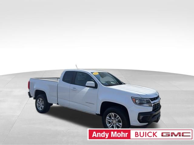 Summit White 2021 Chevrolet Colorado LT Extended Cab RWD Pickup Truck 4X2 6-Speed Automatic