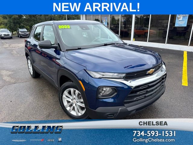 Blue Glow Metallic 2022 Chevrolet Trailblazer SUV / Crossover Front-Wheel Drive Continuously Variable Transmission