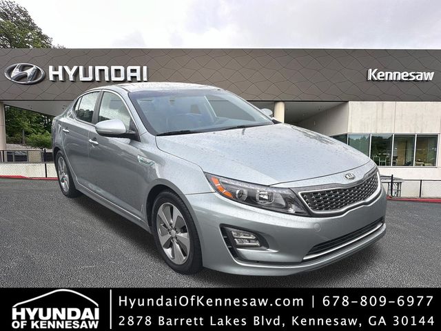 Aluminum Silver Metallic 2015 Kia Optima Hybrid Sedan Front-Wheel Drive 6-Speed Automatic