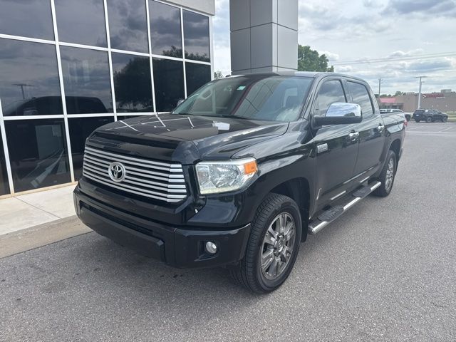 Attitude Black Metallic 2014 Toyota Tundra Platinum CrewMax 5.7L FFV 4WD Pickup Truck Four-Wheel Drive 6-Speed Automatic Overdrive