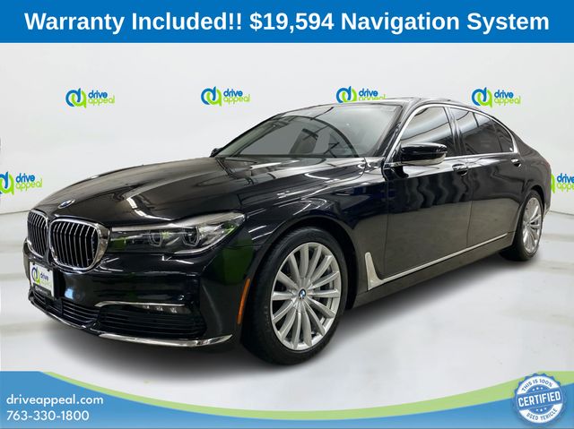 Black Sapphire Metallic 2018 BMW 7 Series Sedan All-Wheel Drive 8-Speed Automatic