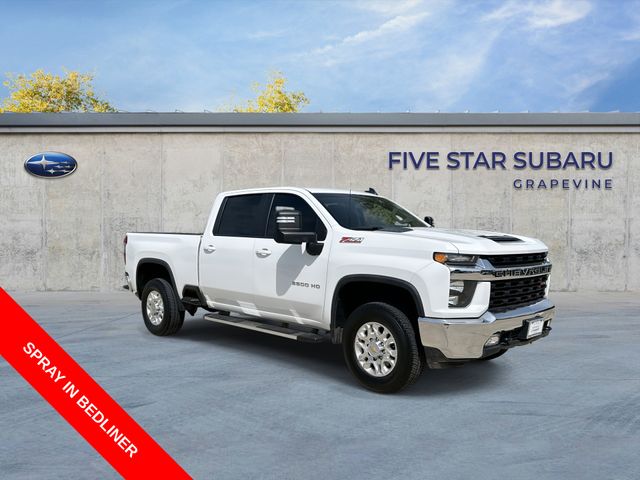 Summit White 2023 Chevrolet Silverado 2500HD LT Crew Cab 4WD Pickup Truck Four-Wheel Drive 6-Speed Automatic