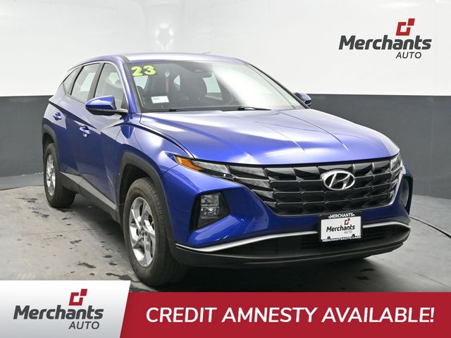 Intense Blue 2023 Hyundai Tucson SUV / Crossover All-Wheel Drive 8-Speed Automatic