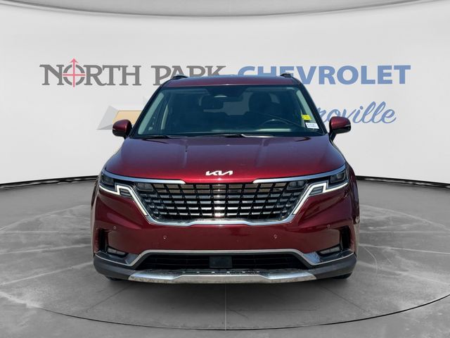 Red 2022 Kia Carnival Minivan Front-Wheel Drive Automatic