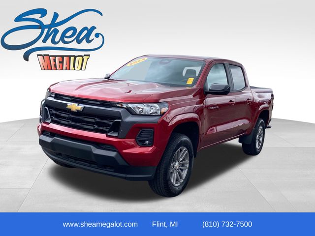 Radiant Red Tintcoat 2024 Chevrolet Colorado Pickup Truck Four-Wheel Drive 8-Speed Automatic