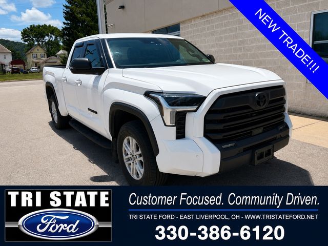 White 2022 Toyota Tundra Pickup Truck Four-Wheel Drive Automatic