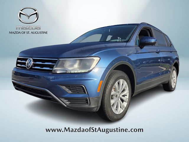 Blue Metallic 2020 Volkswagen Tiguan S FWD SUV / Crossover Front-Wheel Drive 8-Speed Automatic