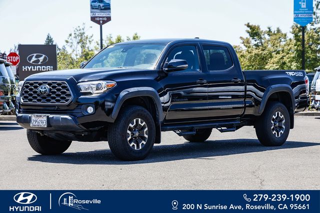 Midnight Black Metallic 2021 Toyota Tacoma Pickup Truck Four-Wheel Drive 6-Speed Automatic