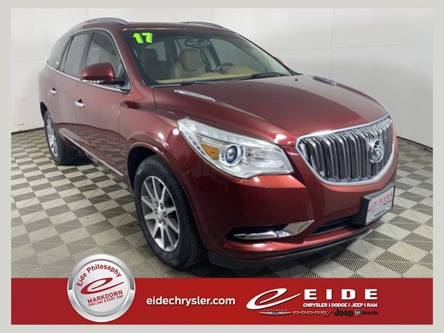 Crimson Red Tintcoat 2017 Buick Enclave SUV / Crossover All-Wheel Drive 6-Speed Automatic Overdrive