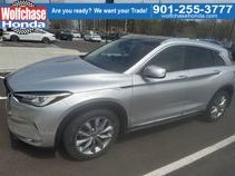 Gray (Liquid Platinum) 2019 INFINITI QX50 Luxe FWD SUV / Crossover Front-Wheel Drive Continuously Variable Transmission