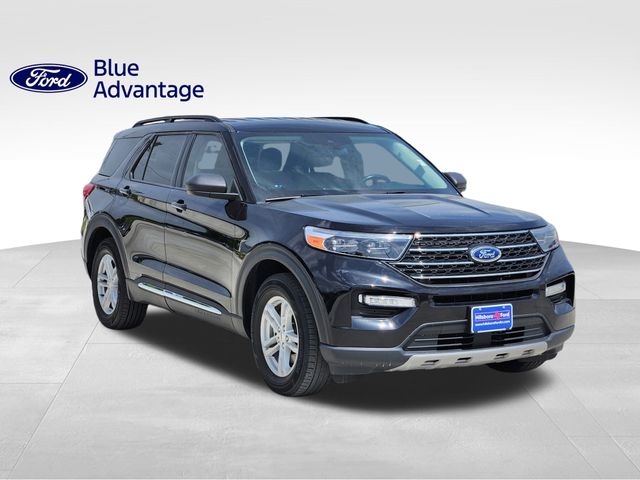 2023 Agate Black Metallic Ford Explorer XLT RWD SUV