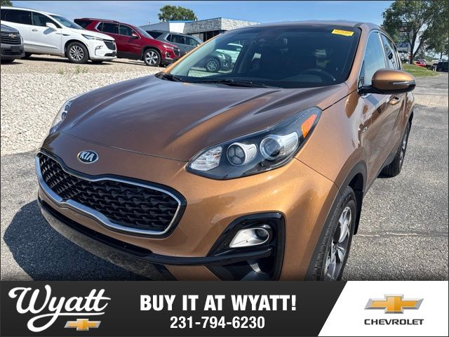 Red (Burnished Copper) 2020 Kia Sportage SUV / Crossover All-Wheel Drive 6-Speed Automatic Overdrive