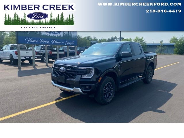 Shadow Black 2024 Ford Ranger Pickup Truck Four-Wheel Drive Automatic