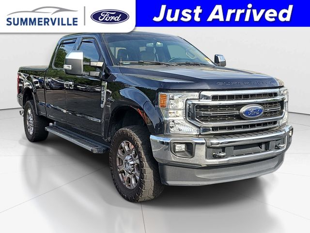 Black 2021 Ford F-250 Super Duty Lariat Crew Cab 4WD Pickup Truck Four-Wheel Drive Automatic