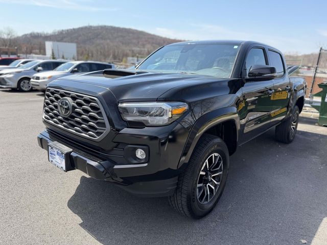 Black 2023 Toyota Tacoma TRD Sport Double Cab 4WD Pickup Truck Four-Wheel Drive 6-Speed Automatic