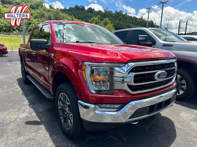 Red Metallic 2021 Ford F-150 Pickup Truck Four-Wheel Drive Automatic
