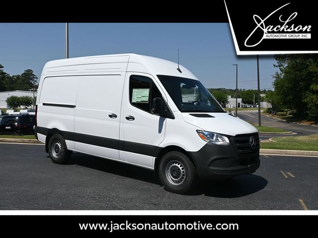 Arctic White 2024 Mercedes-Benz Sprinter Cargo Van Rear-Wheel Drive 9-Speed Automatic
