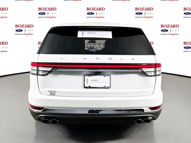 2022 Pristine White Metallic Tri-Coat Lincoln Aviator Reserve RWD SUV