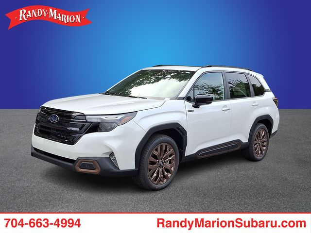 White Pearl 2026 Subaru Forester Hybrid SUV / Crossover All-Wheel Drive Continuously Variable Transmission