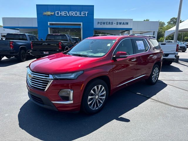 Radiant Red Tintcoat 2023 Chevrolet Traverse SUV / Crossover Four-Wheel Drive 9-Speed Automatic