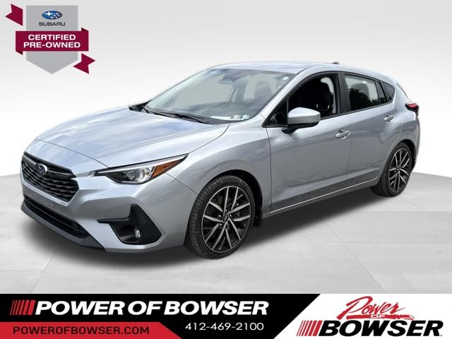 Ice Silver Metallic 2024 Subaru Impreza Wagon All-Wheel Drive Continuously Variable Transmission