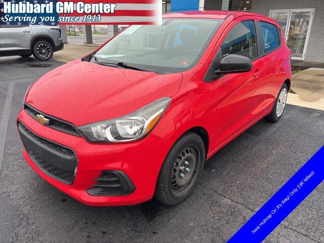 Red Hot 2017 Chevrolet Spark LS FWD Hatchback Front-Wheel Drive Continuously Variable Transmission