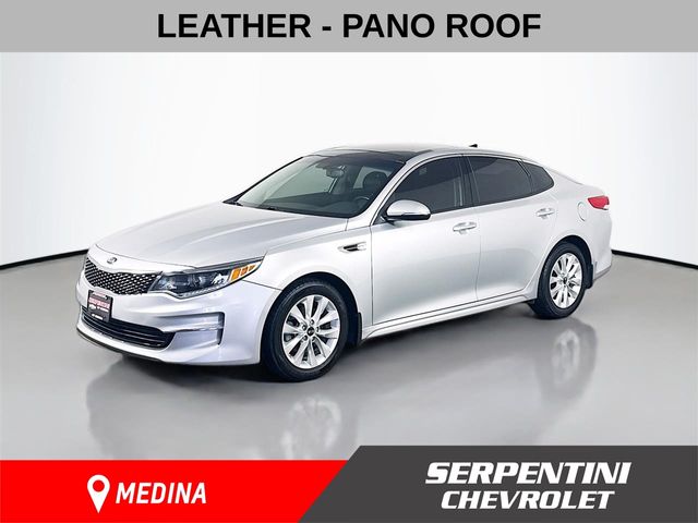 Sparkling Silver 2018 Kia Optima EX Sedan Front-Wheel Drive 6-Speed Automatic
